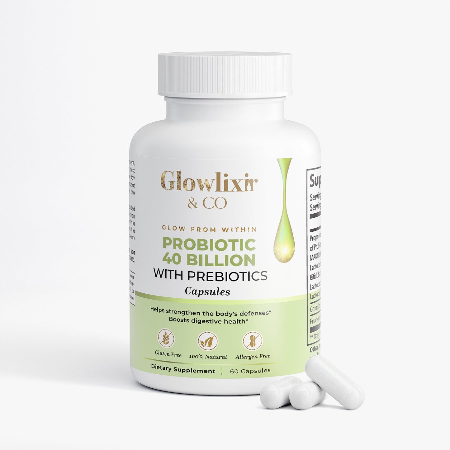 Probiotic 40 Billion with Prebiotics