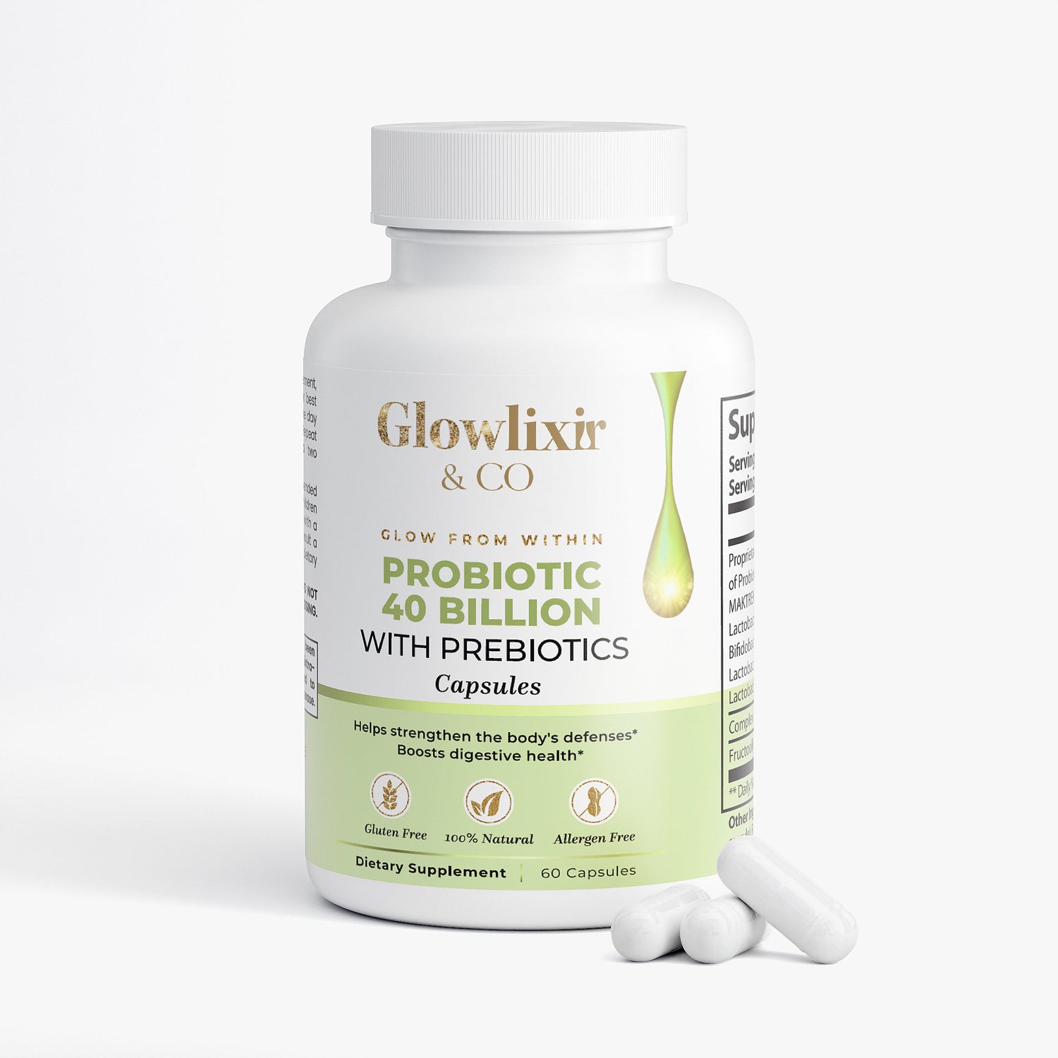 Probiotic 40 Billion with Prebiotics