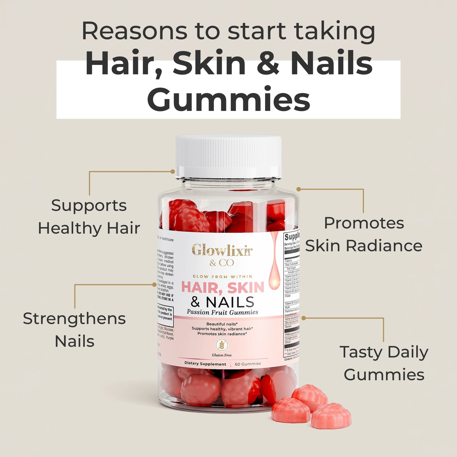 Hair, Skin & Nails Gummies